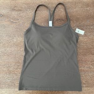 OFFLINE By Aerie Real Me Tank Top in Taupe, Size M - NWT